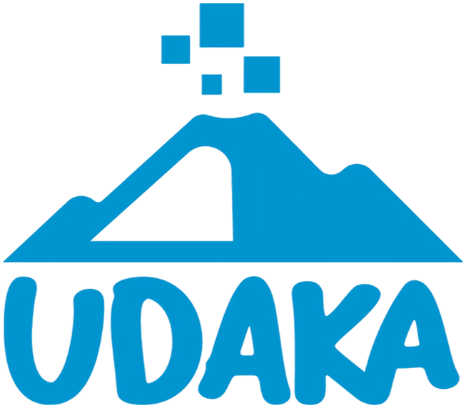 Logo Udaka Games azul